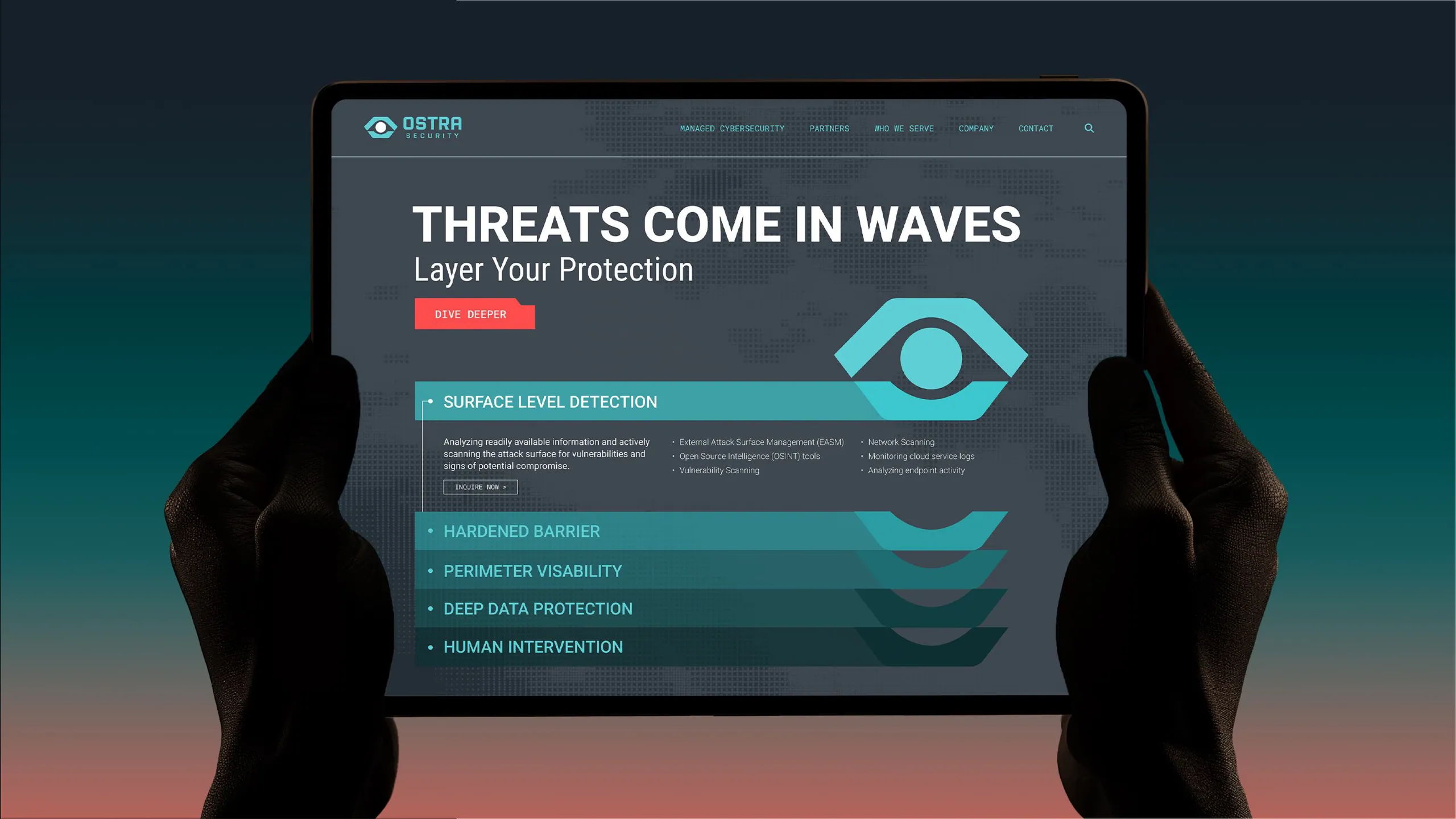 Ostra Cybersecurity brand identity 2